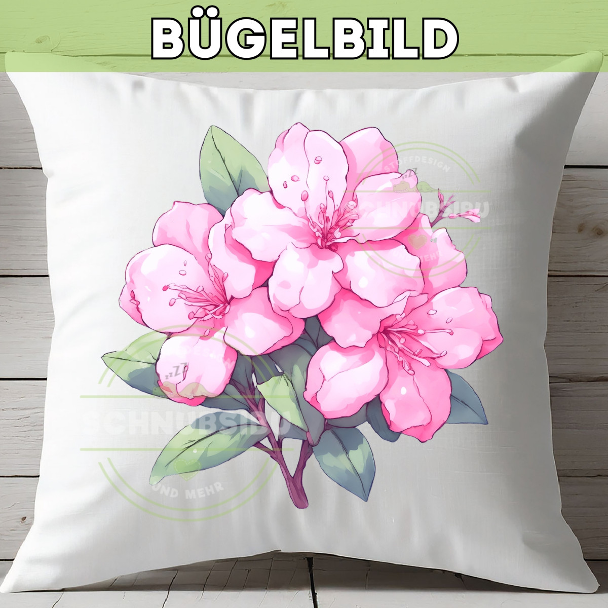 Bügelbild Blume